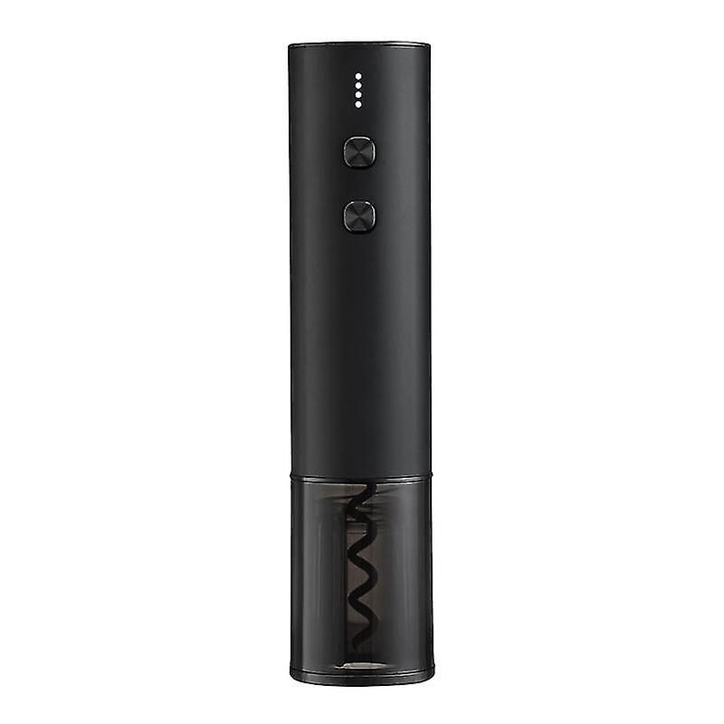 1 Set Electric Wine Opener LED Battery Display Labor-saving Plastic Rechargeable Automatic Corkscrew