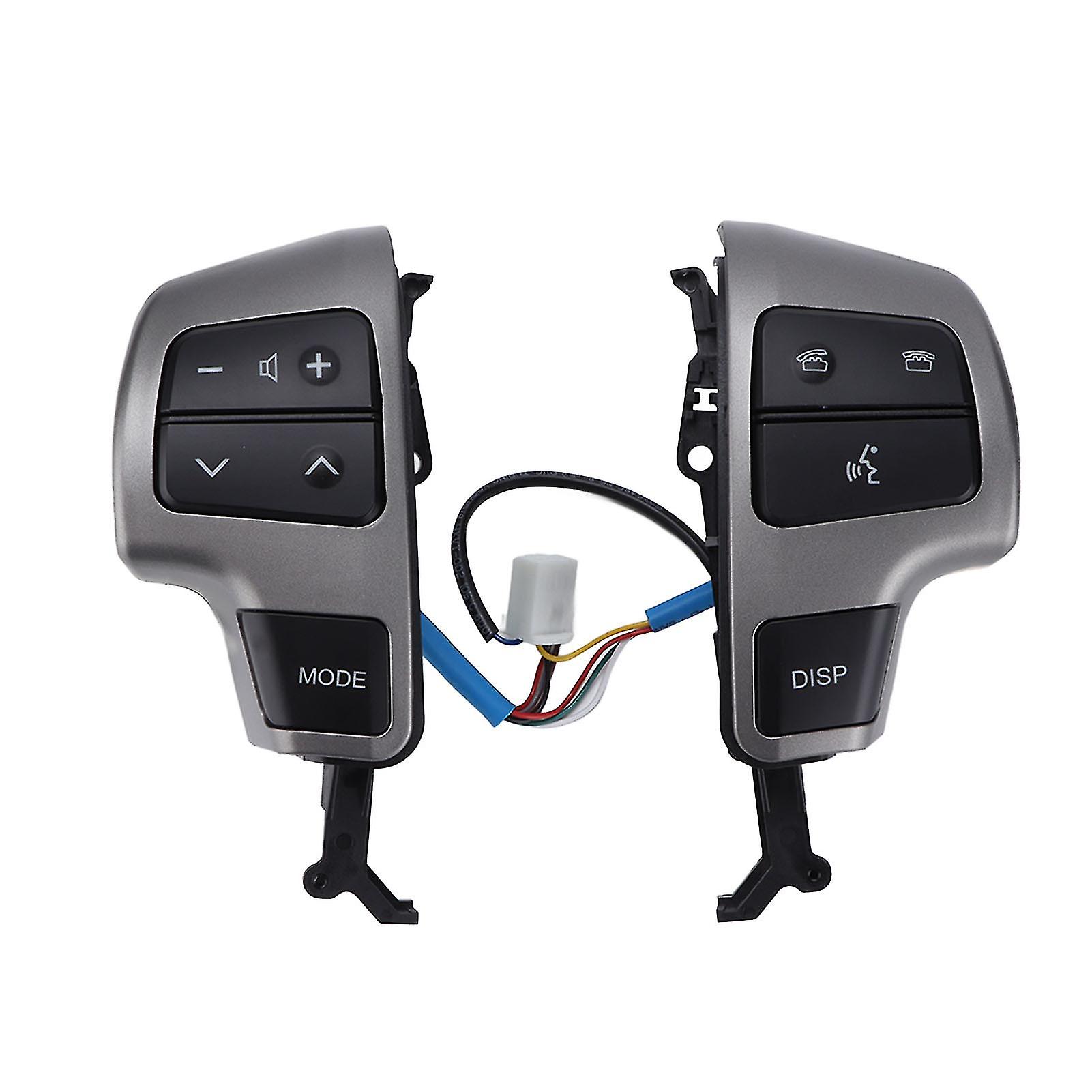 Grey Steering Wheel Trim with Multifunctional Buttons - Replacement for LAND CRUISER 2009-2014