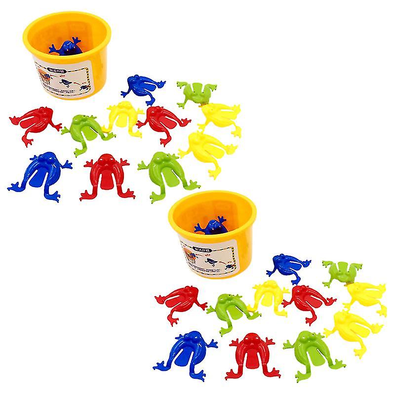1set Bouncing Frogs