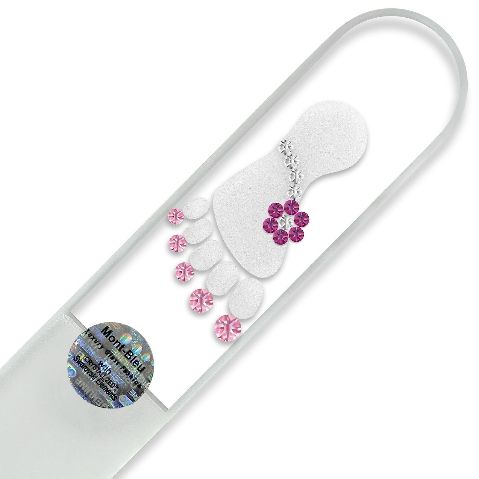 Large Crystal Nail File Foot 365-2 - Fuchsia - Crystal