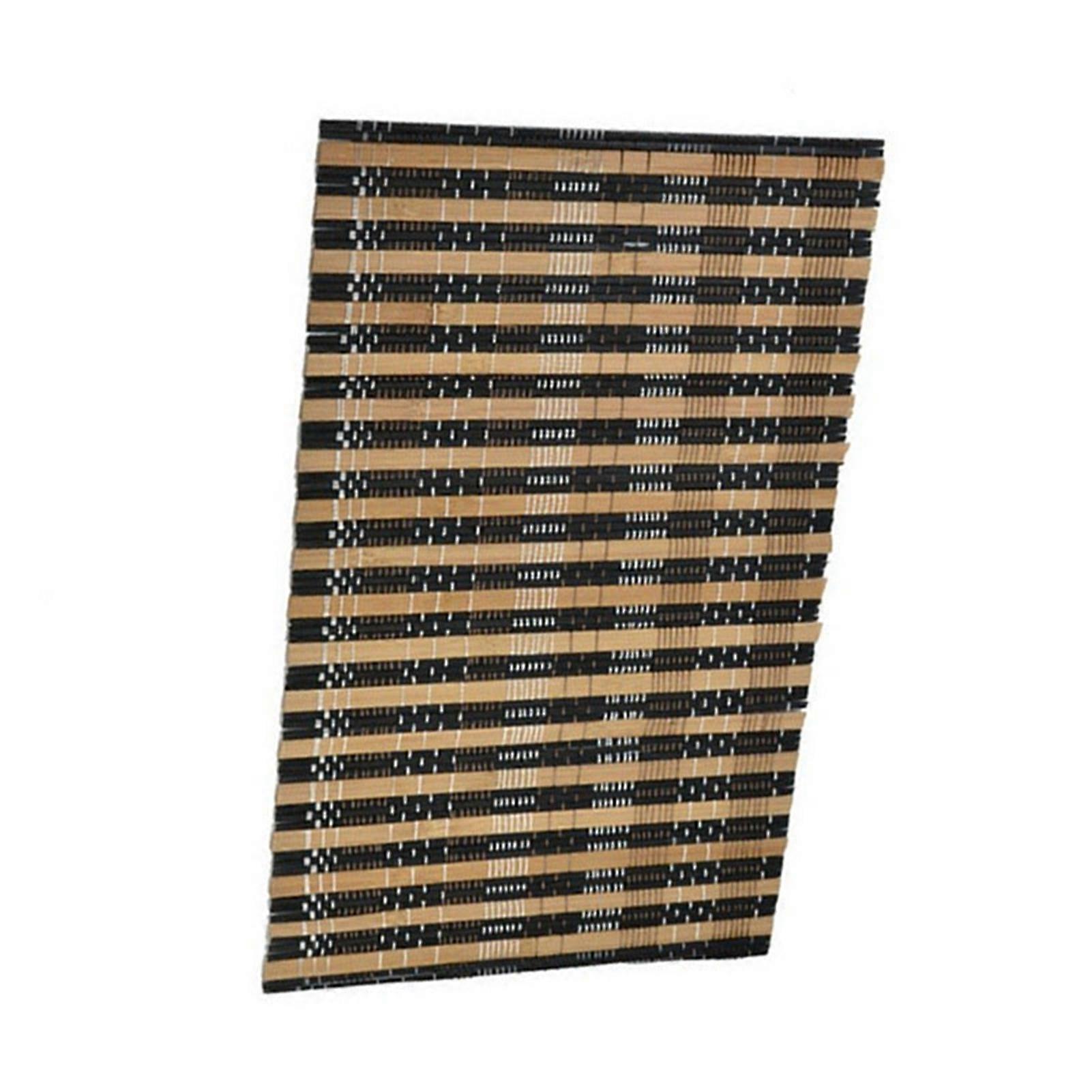Tea Placemat Slat Bamboo Hand Knitting Heat Insulation Tablemat Slat Tea Set Mat for Home
