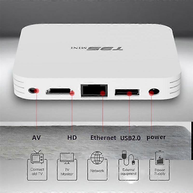 Mini Smart Tv Box Android 10 4 + 32gb 4k Ultra Hd Wifi Media Player Mini Tv Box Android10 Set Top Bo
