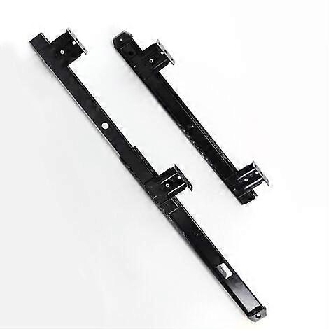 Slides for drawer or keyboard shelf with ball bearing and height adjustment