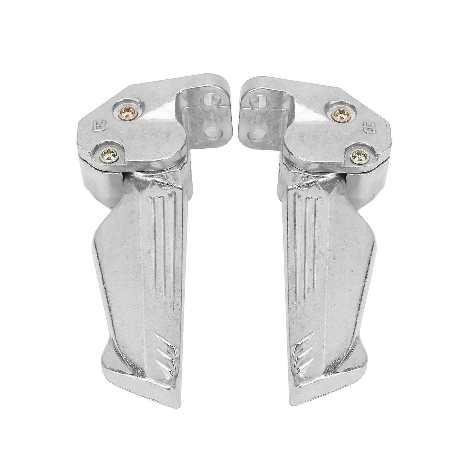 Pair of Motorcycle Foot Pegs Pedal Automatic Telescopic Aluminum Alloy Footrests Universal NO.88897