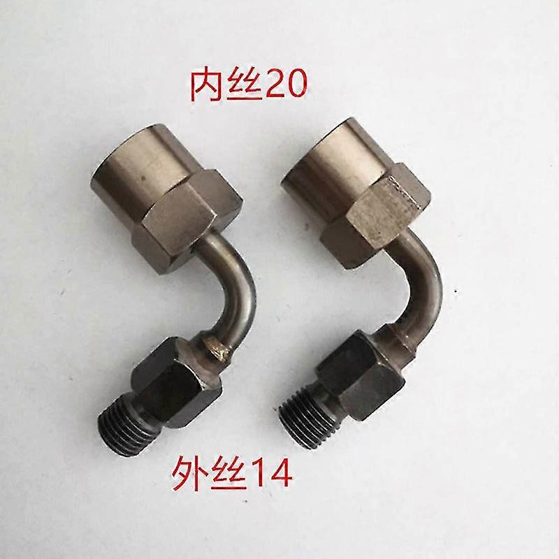 1pcs Outer Thread M12 M14 Diesel Common Rail Injector Tube Pipe Conversion Joint For   Test Bench