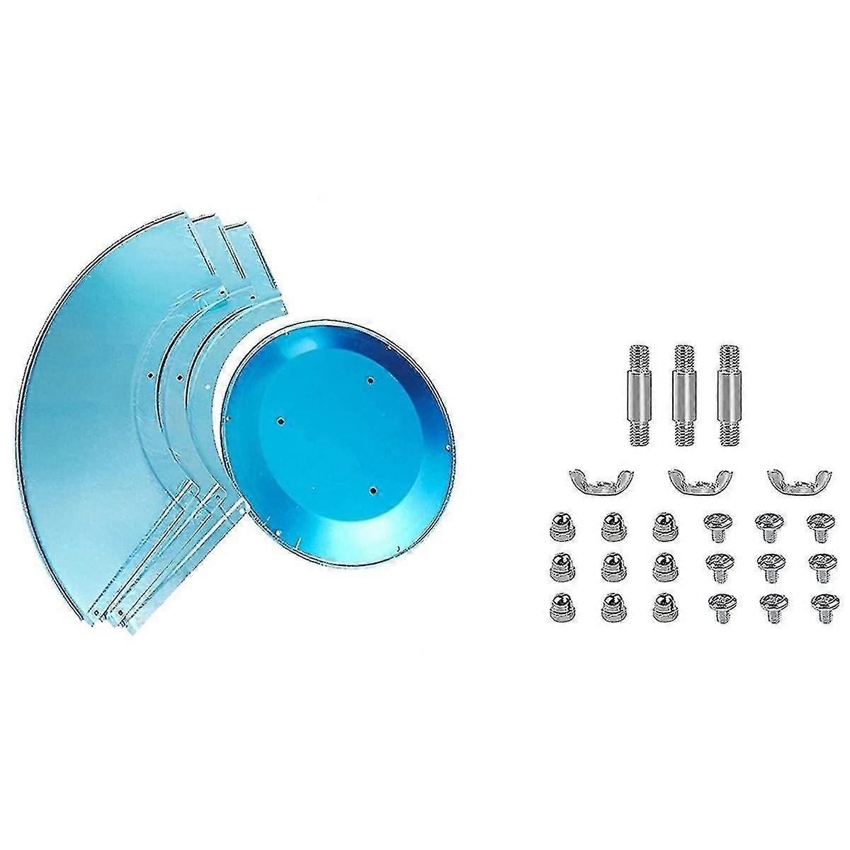 Accessori di ricambio per lo scudo del riscaldatore del patio, scudo superiore riflettore per riscaldatore invernale in alluminio Rif