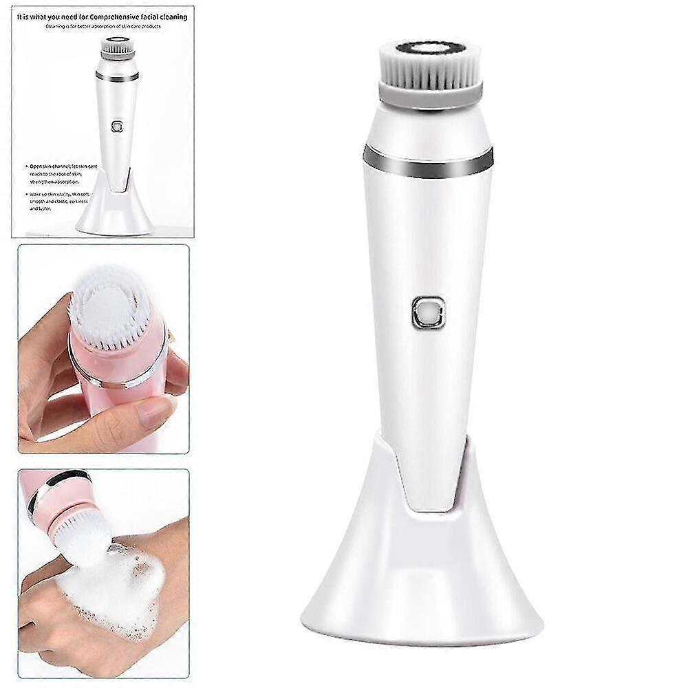 Facial Cleansing Brush IPX7 Waterproof for Deep Cleansing white IZZ