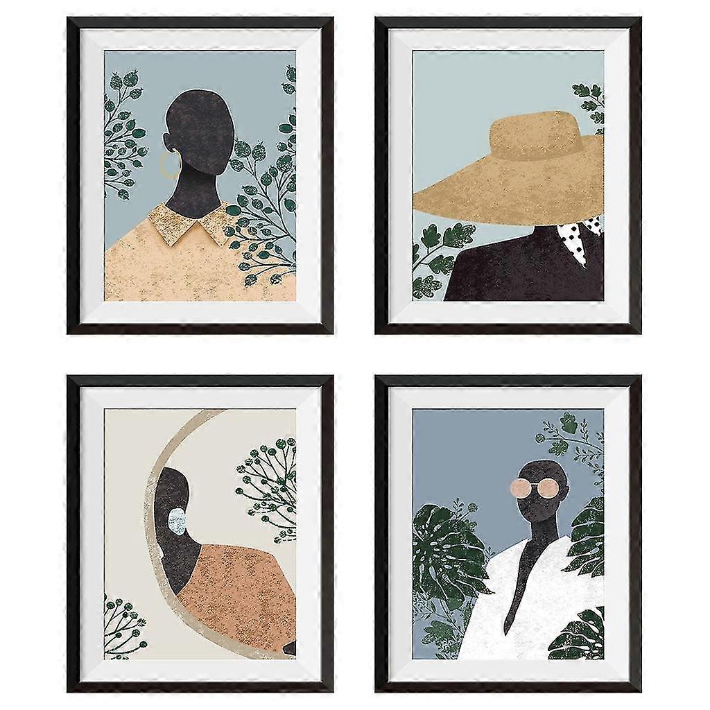 copy 3d false picture frame 4 couplet paint individual character wall to stick a picture