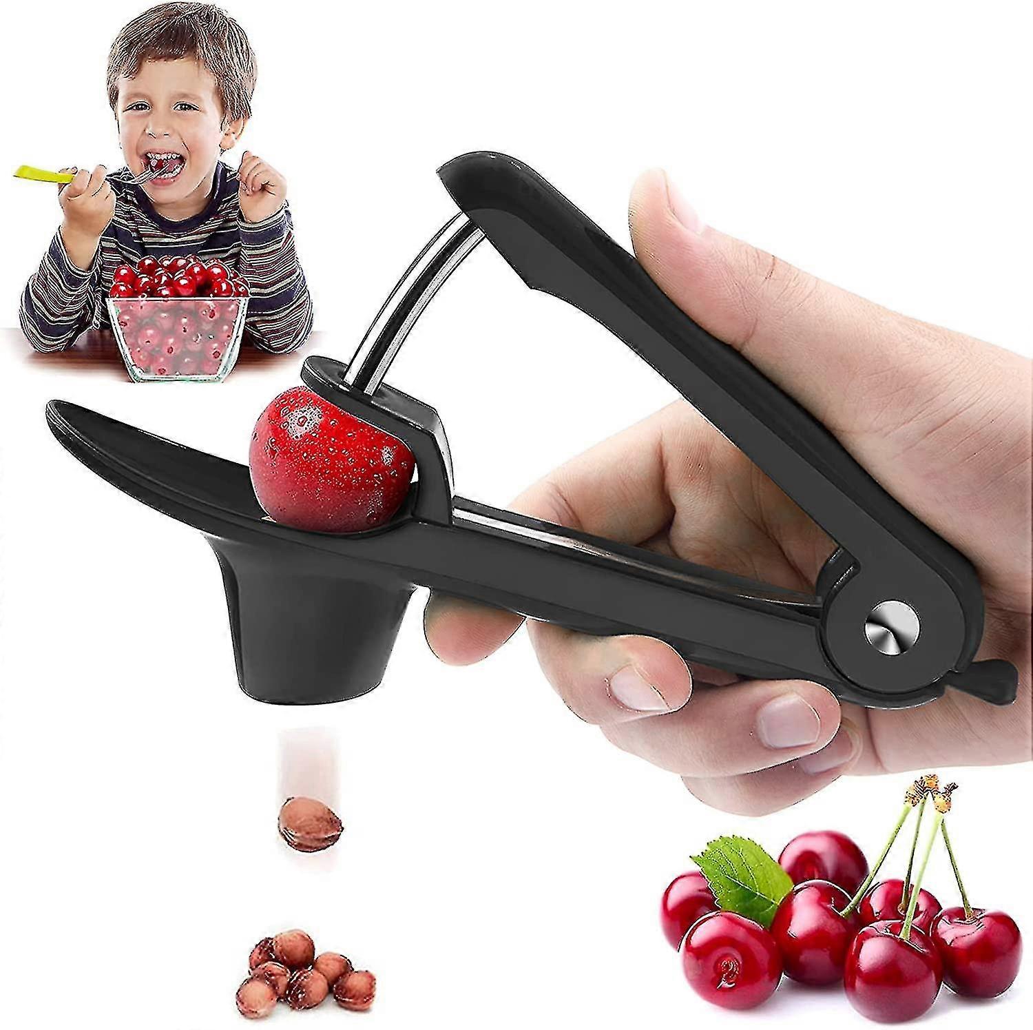 Cherry Pitter,cherry Seed Remover Olives Pitter Tool, Cherries Corer Pitter Tool With Space-saving Lock Design,multi-function Fruit Pit Remover For Ma
