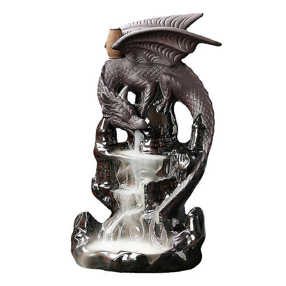Waterfall Burner Ceramic Dragon Decorative Game Mixed Cone Waterfall Smoking