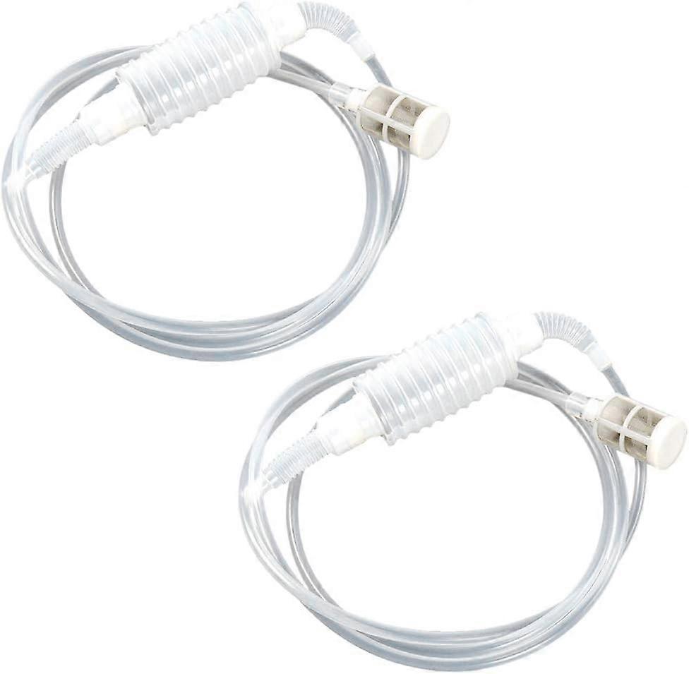 2Pcs Brew Syphon Tube Home Brew Beer Siphon Filter Soft Tube Wine Making Tool Reusable, 2 Meter