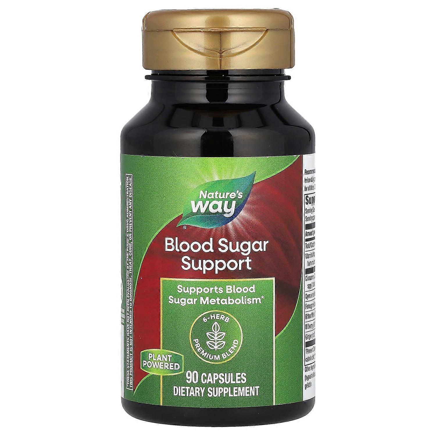 Nature's Way, Blood Sugar Support, 90 Capsules