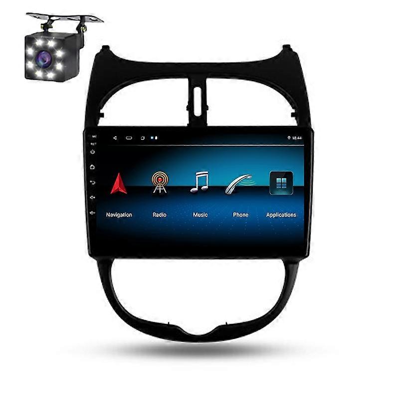 Android For Peugeot 206 1998 - 2012 Car Multimedia Radio Carplay Navigation Auto GPS