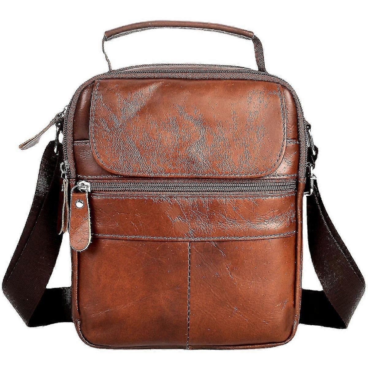Retro Bag Men Shoulder Bag Pack Satchel For Ple Pockets