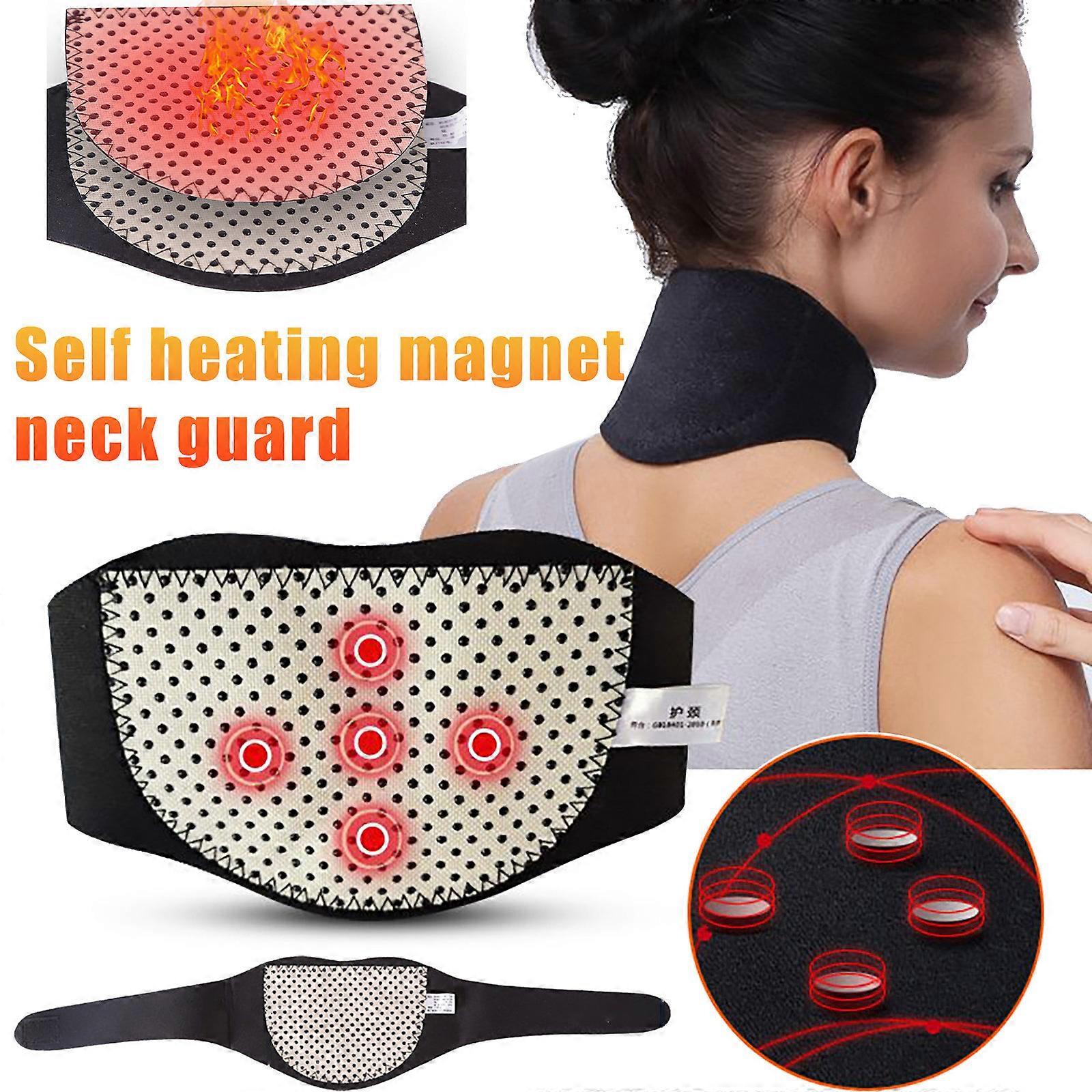 Magnetic Neck Protector With Self-heating Support For Neck Protectors With Neck Support