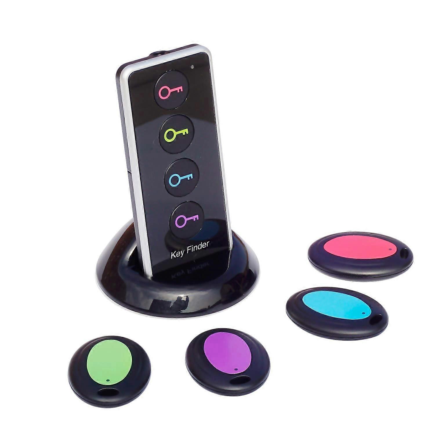 Key Finder, 80dB RF Item Locator with 131ft Working Range and Led Flashlight Function, Wireless Tracker with 1 Transmitter