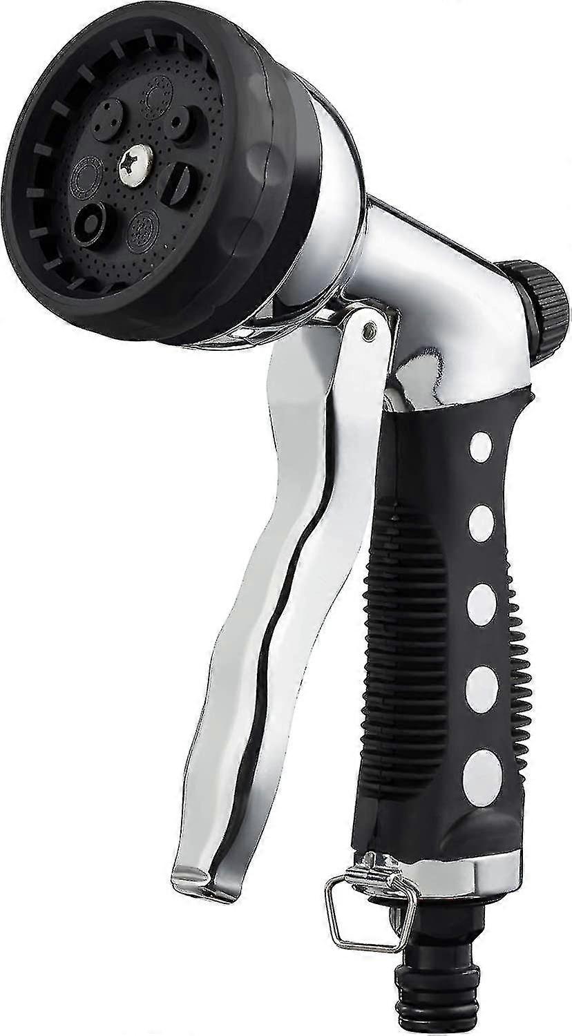 Gardenmate 7 Function Chrome Metal Water Gun