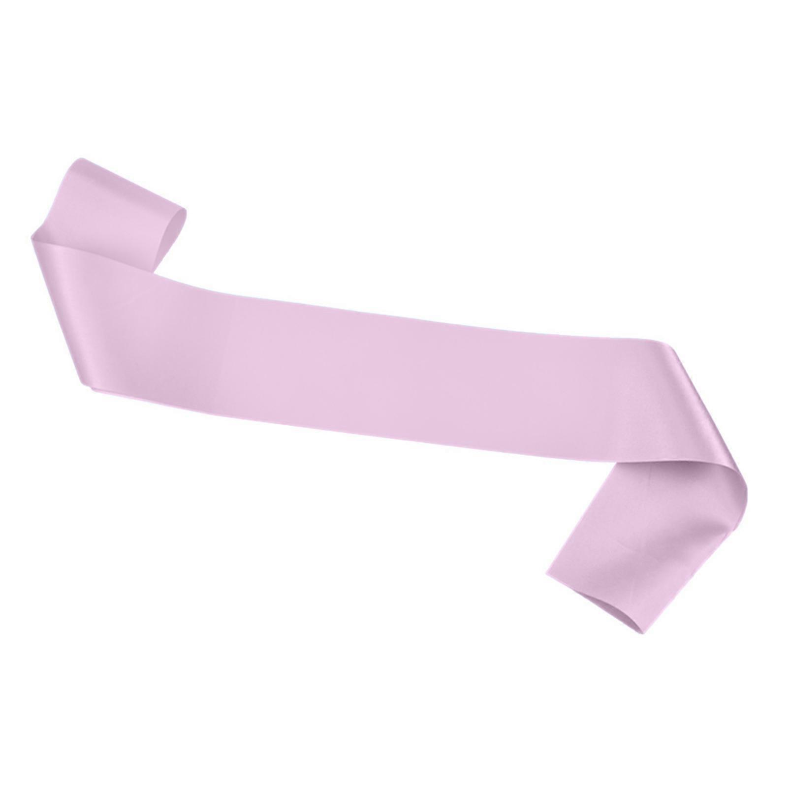 Party Sash Blank Solid Color Costume Accessory Fabric Bride Shoulder Strap Wedding Award Ceremony Sash Etiquette Ribbon Decoration KAESI