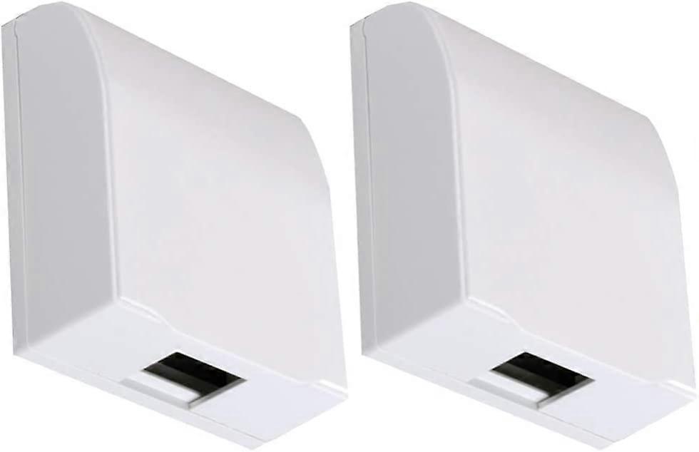 2 Pack White Wall Mount Switch Outlet Plug Waterproof Box Lid Splashproof Box
