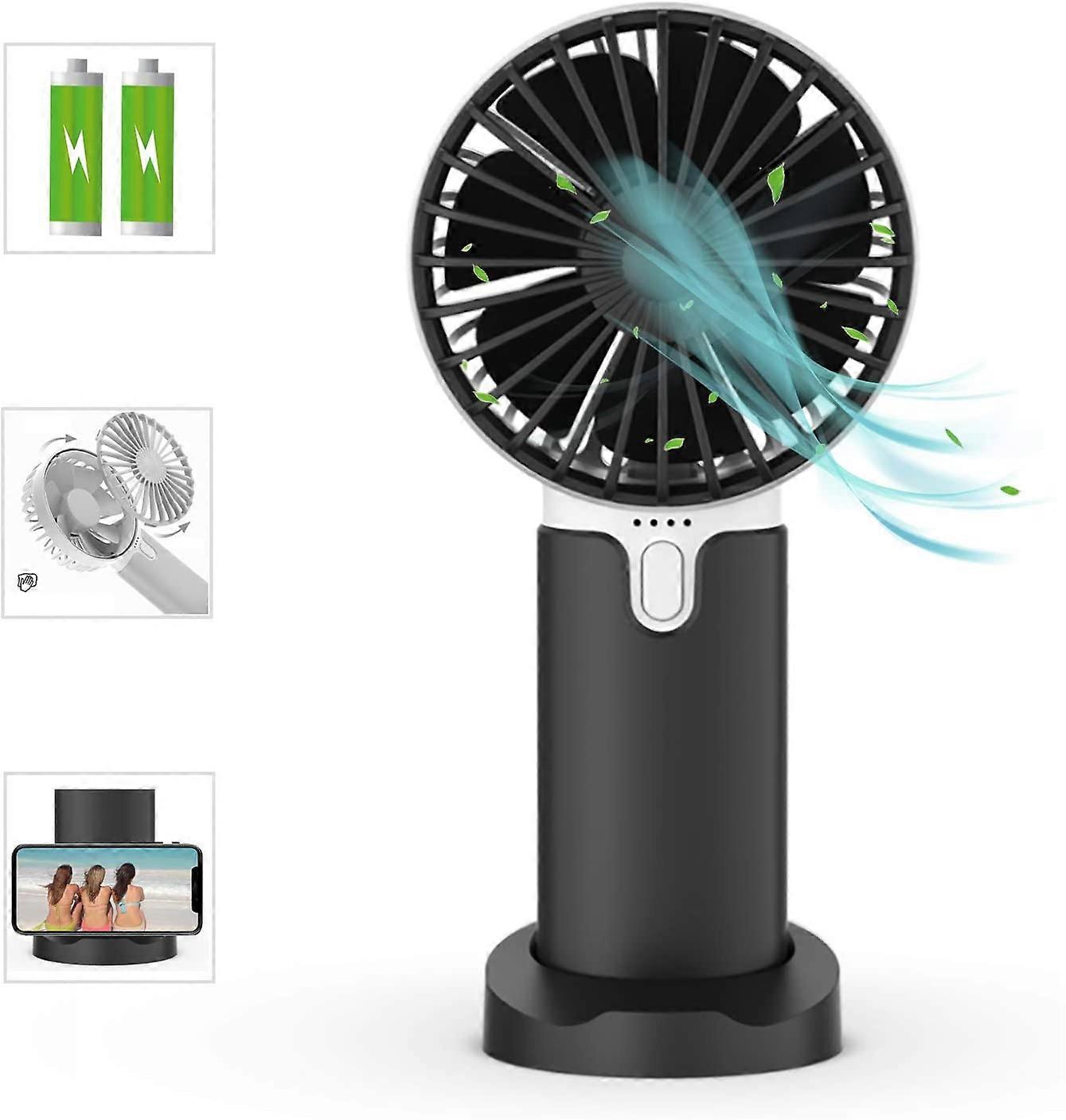 Mini Handheld Portable Fan(Black)