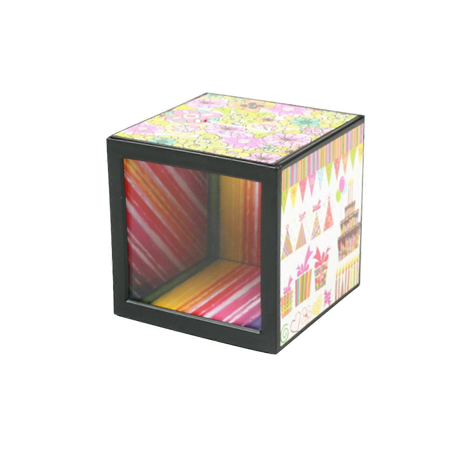 Piggy Bank Cube Rich Patterns Surprise Amazing Safe Entertainment Relaxing Funny Box Piggy Bank Children Toy Kaesi