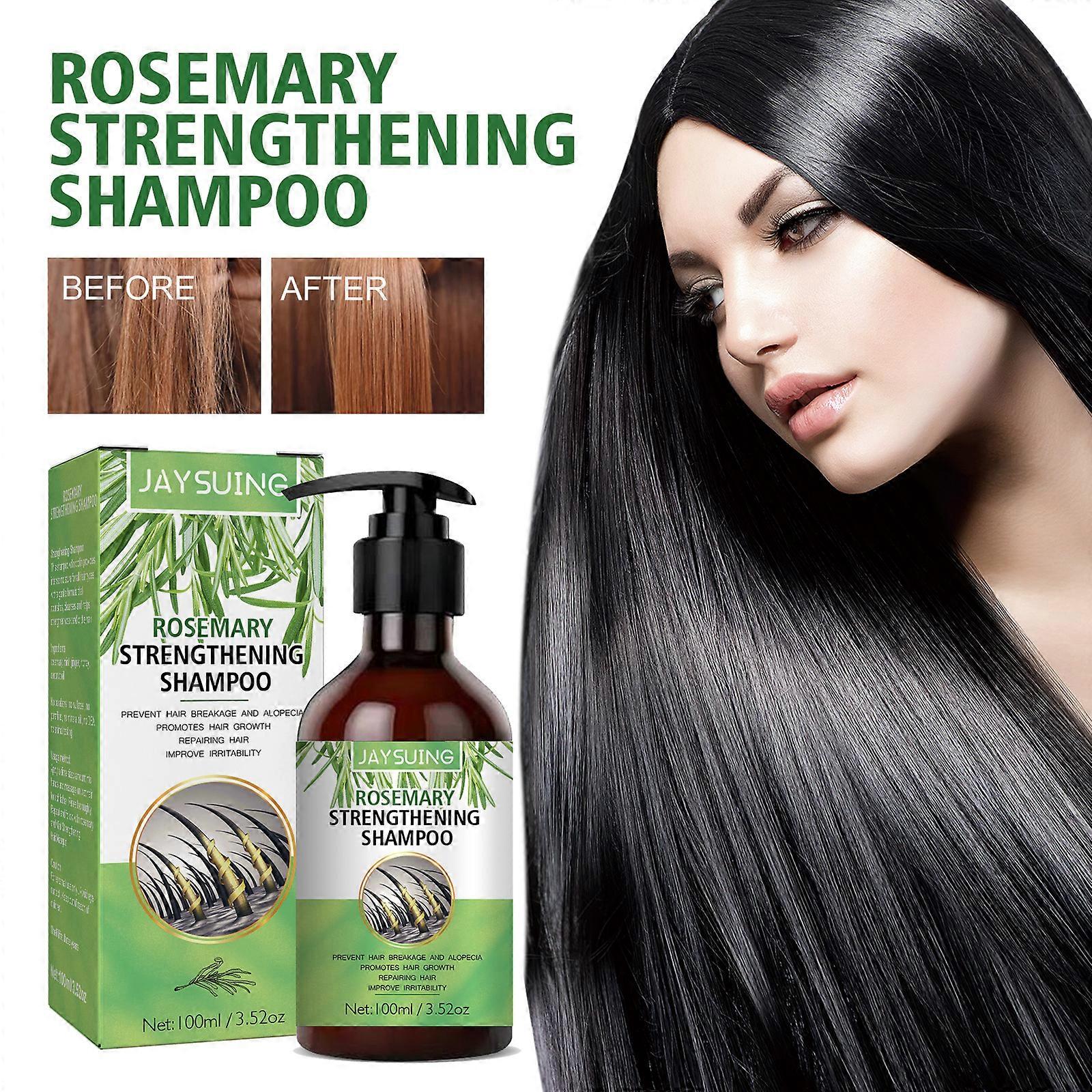 100ml Shampoo al rosmarino per la crescita dei capelli, Shampoo alla menta al rosmarino, Shampoo riparatore e nutriente per il cuoio capelluto per ...