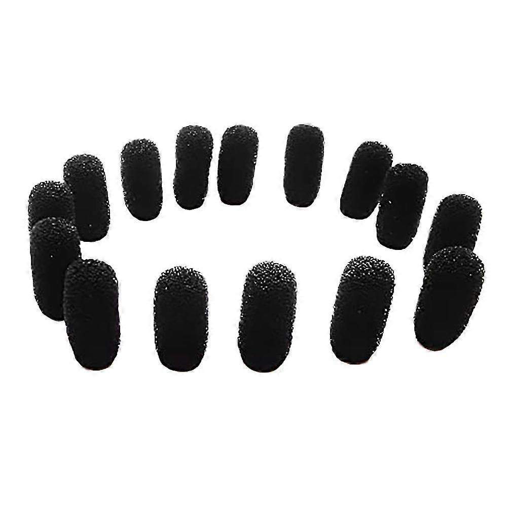 15 PCS Mini Foam Windscreen Lapel Headset Microphone Sponge Mini Foam Cover Shield Protection for L