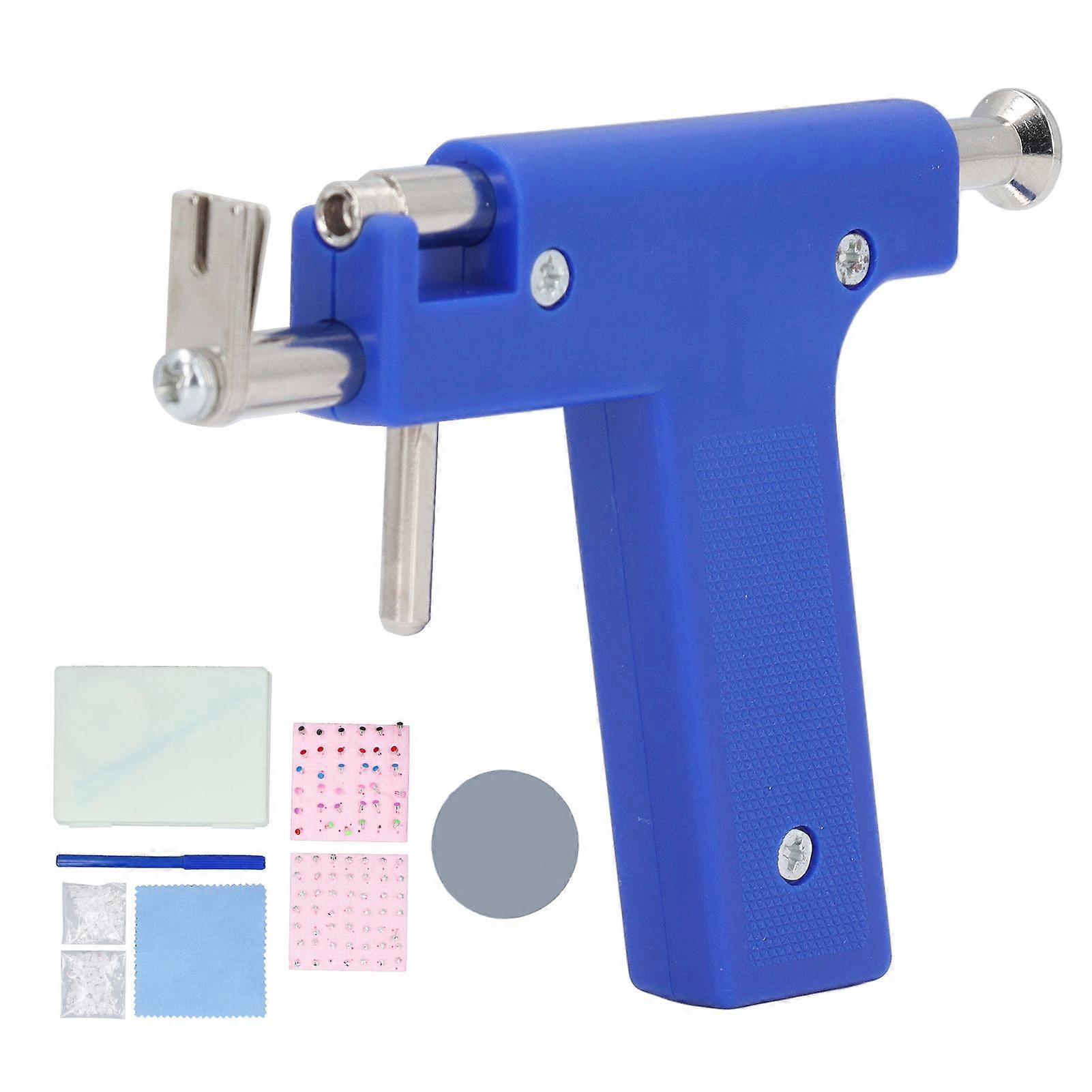 Professional Ear Piercing Gun Kit Multipurpose Reusable Stainless Steel Nose Piercing Tools Set for Home Salon