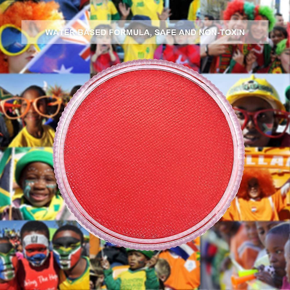 Red Pearl Metallic Facial Pigment Body Paint Water Based Makeup Party Game Football 30g