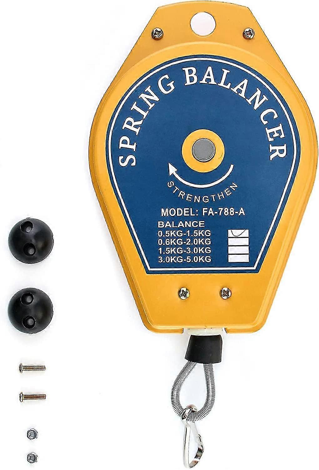Spring Balancer, Spring Balancer, Load Capacity 0.5 Kg - 1.5 Kg For Hanging Tools, Hanging Mounting Line For Assembly-line