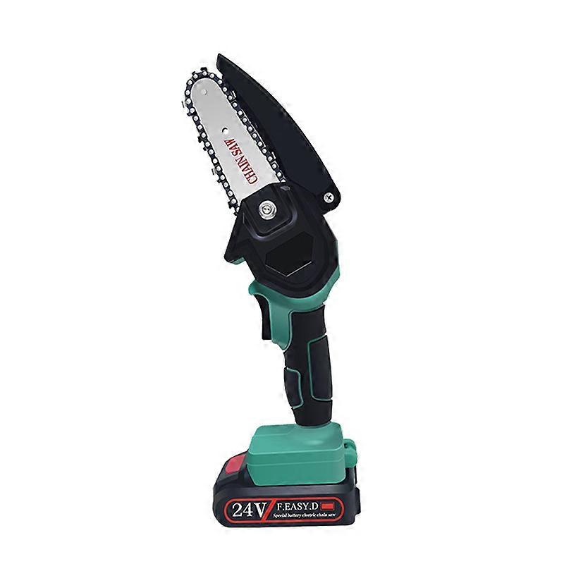 MIMIGO Mini Chainsaw, Mini Chainsaw Cordless, Electric Prunning ChainSaw with 1 Battery/2 Batteries & Quick Charger, Battery Powered Chain Saw for Gar