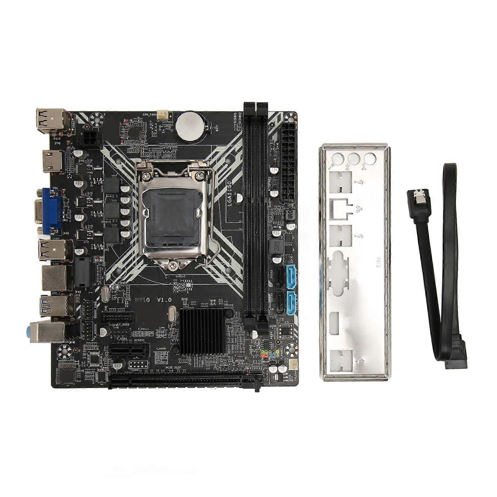 H81G Motherboard DDR3 Speicher Slots USB 3,0 SATA 3,0 Computer Motherboard für Core für Celeron für Pentium E3 V3 LGA1150