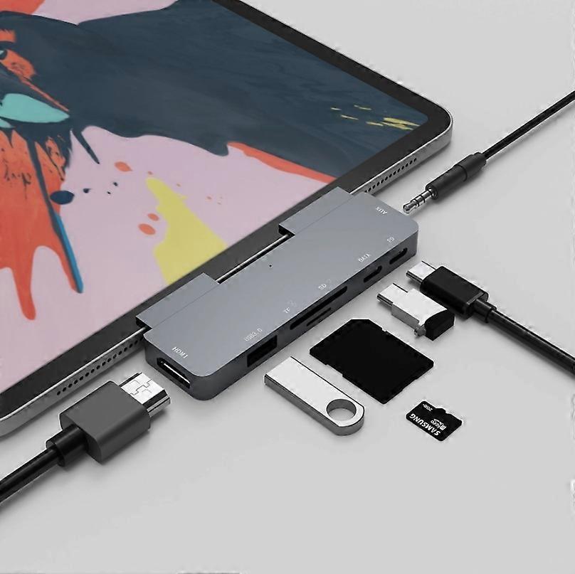 7 In 1 Type-C Multifunctional Extension HUB