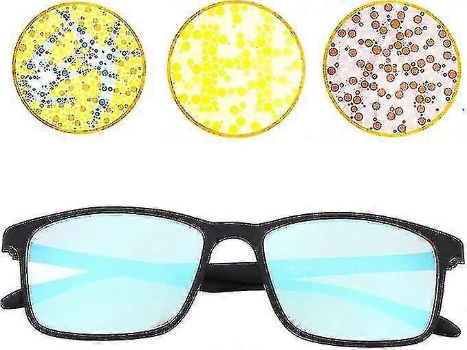 Renk Körü Gözlükleri, Şık Kırmızı-yeşil Renk Körü Gözlükleri Renk Körü Düzeltici Gözlükler Geliştirilmiş-premium Yüksek GSL