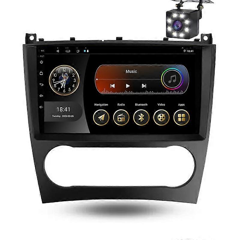 Car Radio Android 14 For Benz C Class W203 W209 C180 C200 2004-2011 Multimedia Player Stereo