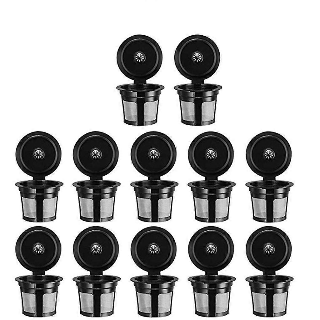 12 Packs Reusable K Cups for 2.0 and 1.0 Brewers, Newest Universal Fit Re