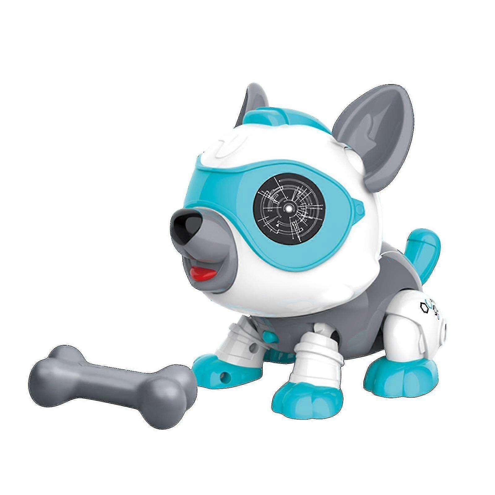 Diy Robot Dog, Electronics Robot Puppy Robo Pets With Rgb Light Flashing Eye