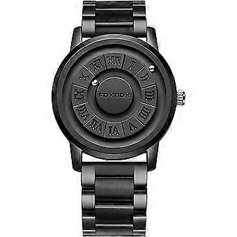 Reloj Cool Magnetic Suspension Reloj para hombre Reloj de concepto de personalidad creativa con tecnología negra