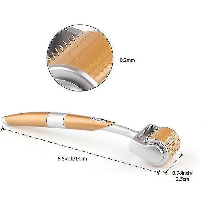 Zgts 192 Derma Roller Titanium Micro Needles System Dermaroller Derma Roller Mesotherapy 0.25/0.30/0.5/0.75/1.0/1.5/2.0/2.5/3.0mm Needles For Facial C