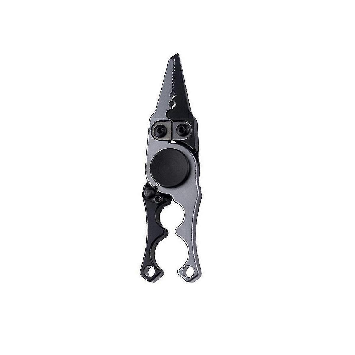 Portable Fishing Pliers Aluminum Alloy Pliers Gyro Fishing Line Cutting Pliers Protect Outside Fishing Tools