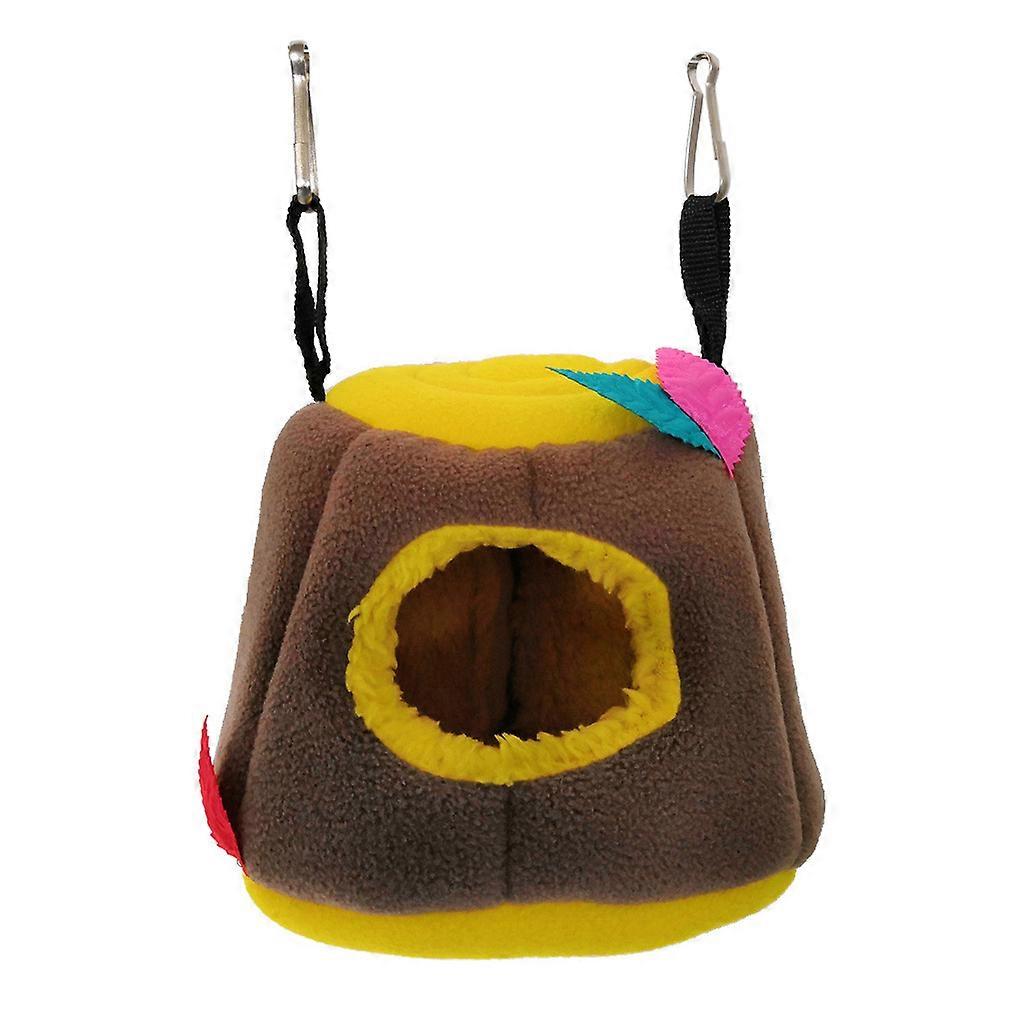 Warm Bird Nest Hanging Hammock with Hooks Hamster Plush Hideaway Sleeping Bed