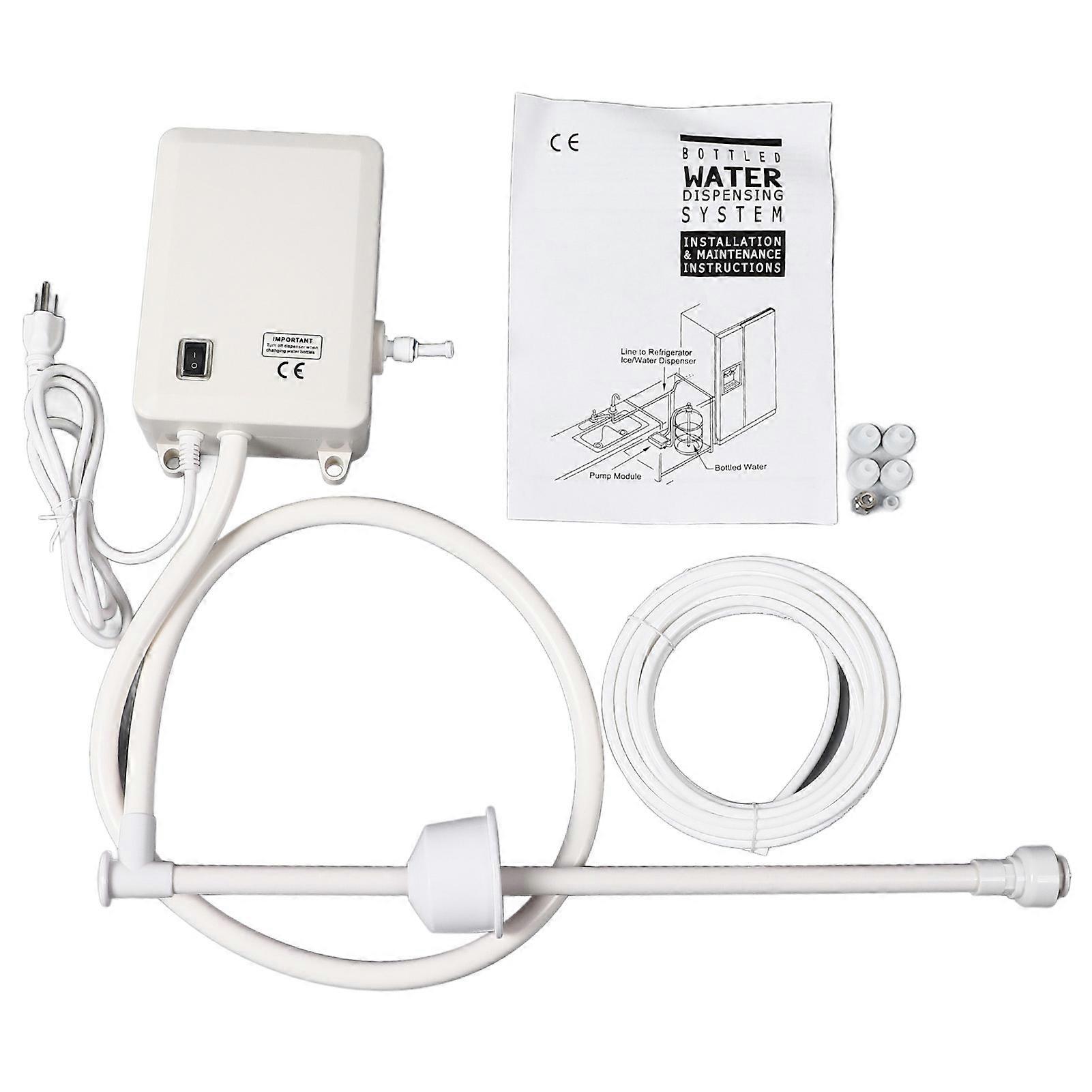 ボトル入りウォーターポンプシステム6mシングルチューブ3.8L / min40psiコーヒーマシン飲料機用静かな電気飲料水ポンプ110130V