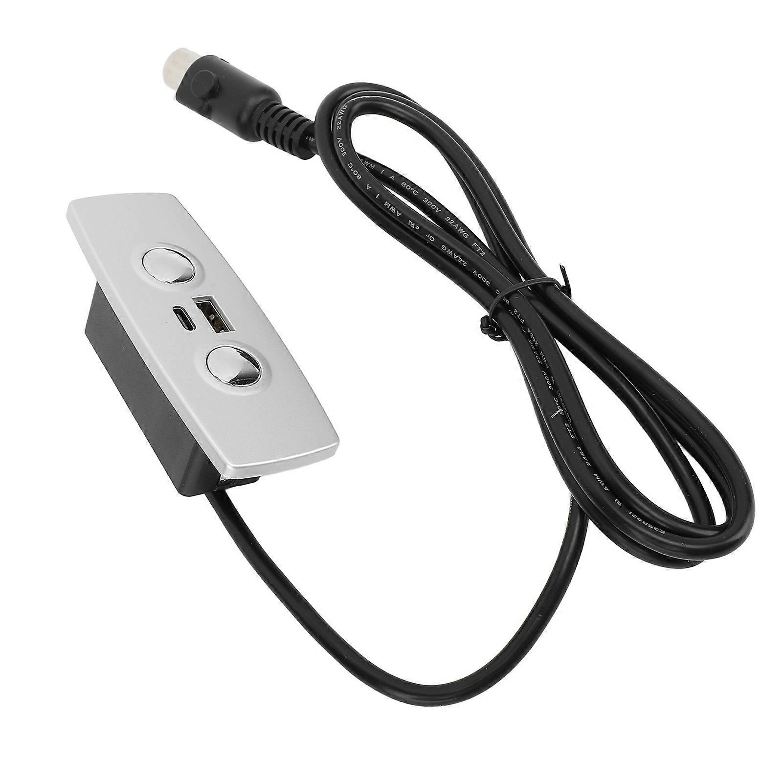 Recliner Controller Replacement 2 Button 5 Pin USB Type C Ower Electric Lift Chair Sofa Hand Control Switch