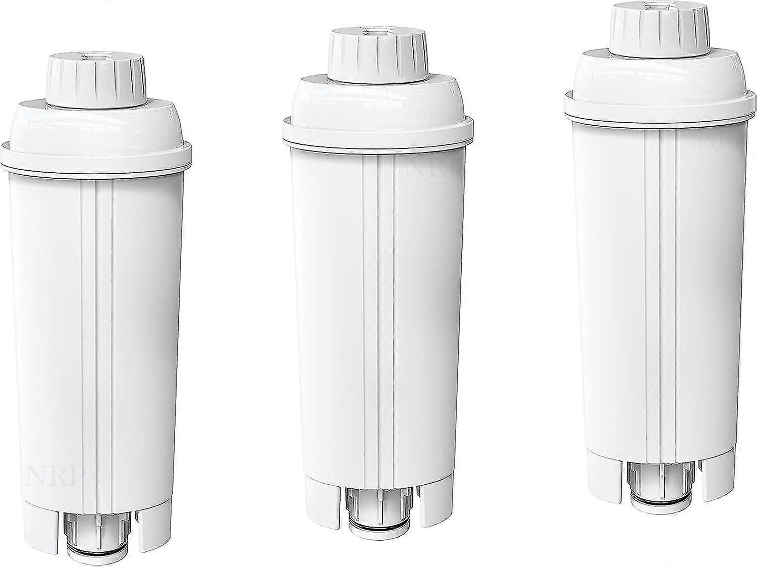 NRP DLSC002 Replacement Water Filter for DeLonghi Automatic Espresso Coffeemaker Bean to Cup 3-Pack