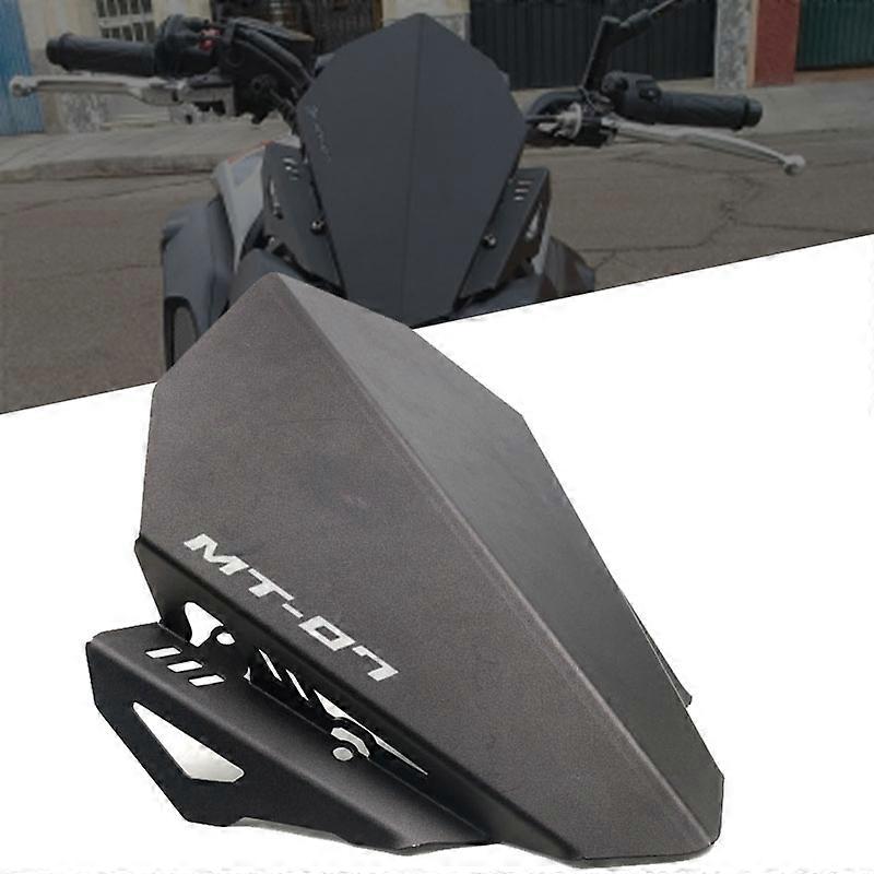 For YAMAHA MT-07 MT 07 MT07 FZ07 FZ-07 FZ 07 Motorcycle CNC Windshield Windscreen Aluminum Kit Wind Deflector