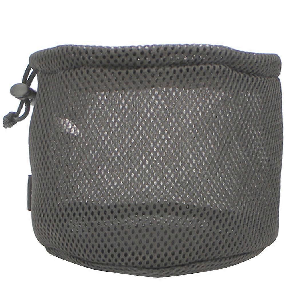 Portable Picnic Cookware Storage Bag Storage Pouch Black Nylon Mesh Bag