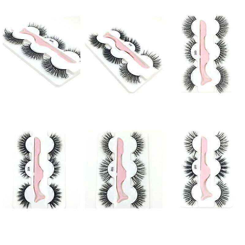5d False Eyelashes W/ Tweezers Threedimensional Multilayer Simulation Of Thick Curly Thickened Eyelashes