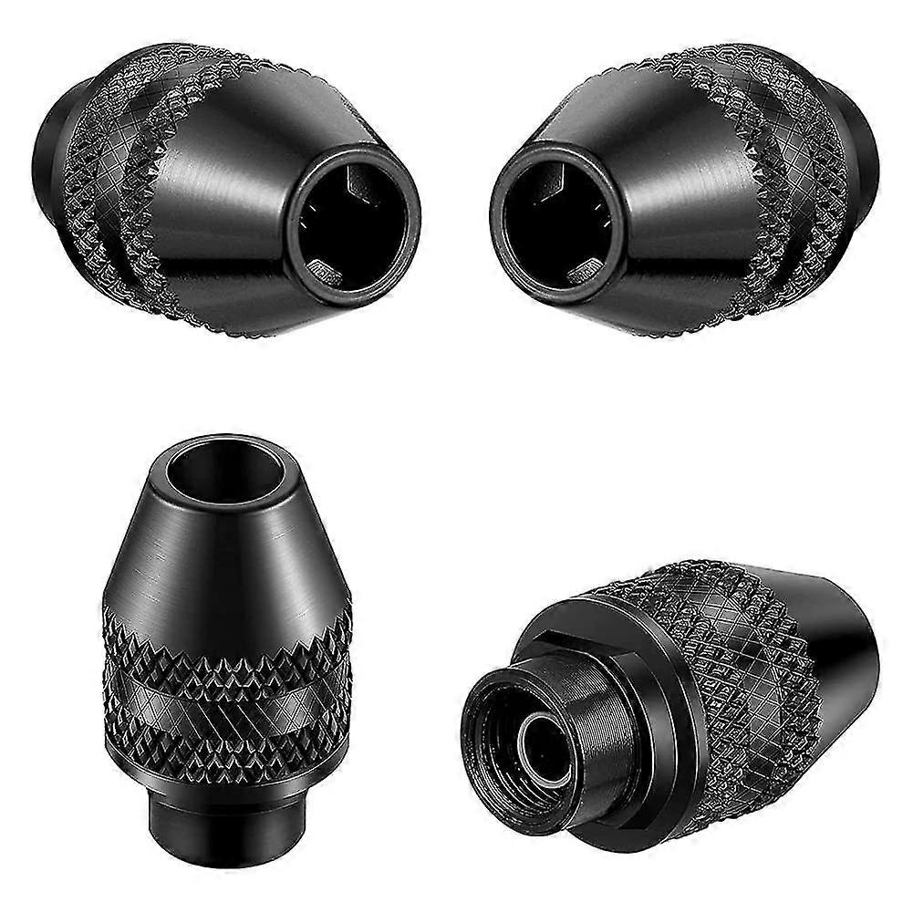 Multi Keyless For, 4 Pieces Mini Keyless Drill Multifunction Chucks Universal Adapter Keyless Multi Chuck For for Electric Grinder Tool 0.4-3.2mm