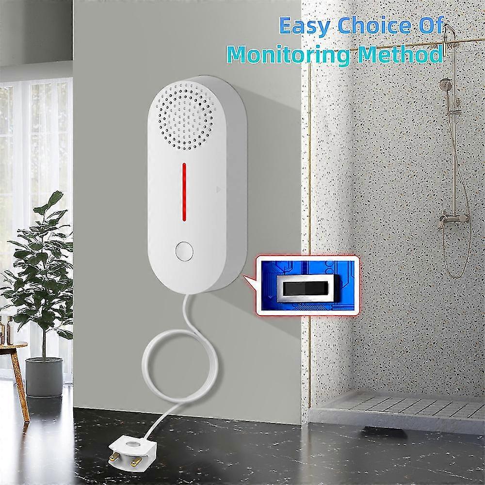 Tuya WiFi Water Leak Sensor Flood Tuya Leakage Level Overflow Detector Alarm
