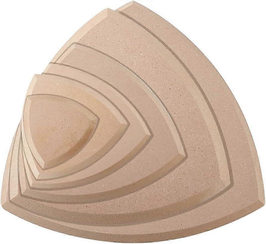 6 Sizes Triangle Pottery Molds for Clay Pottery Tools Pottery Forms Ceramic Molds Slump Molds Slump Molds Pottery Plate Forming Molds for Pottery Plat